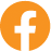 Orange Facebook Icon