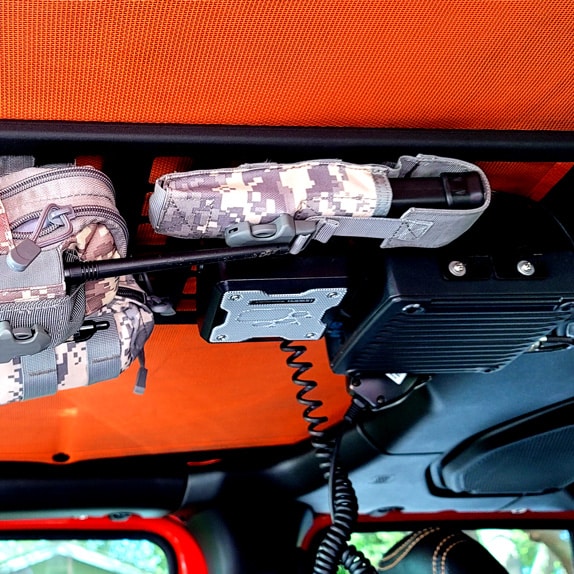 2018+ Jeep Wrangler JL/JLU/JT Front Overhead MOLLE Panel - Image 2