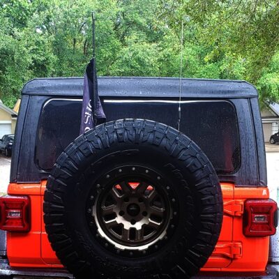 2018+ Jeep Wrangler JL/JLU Tire Carrier Antenna Mount Bracket