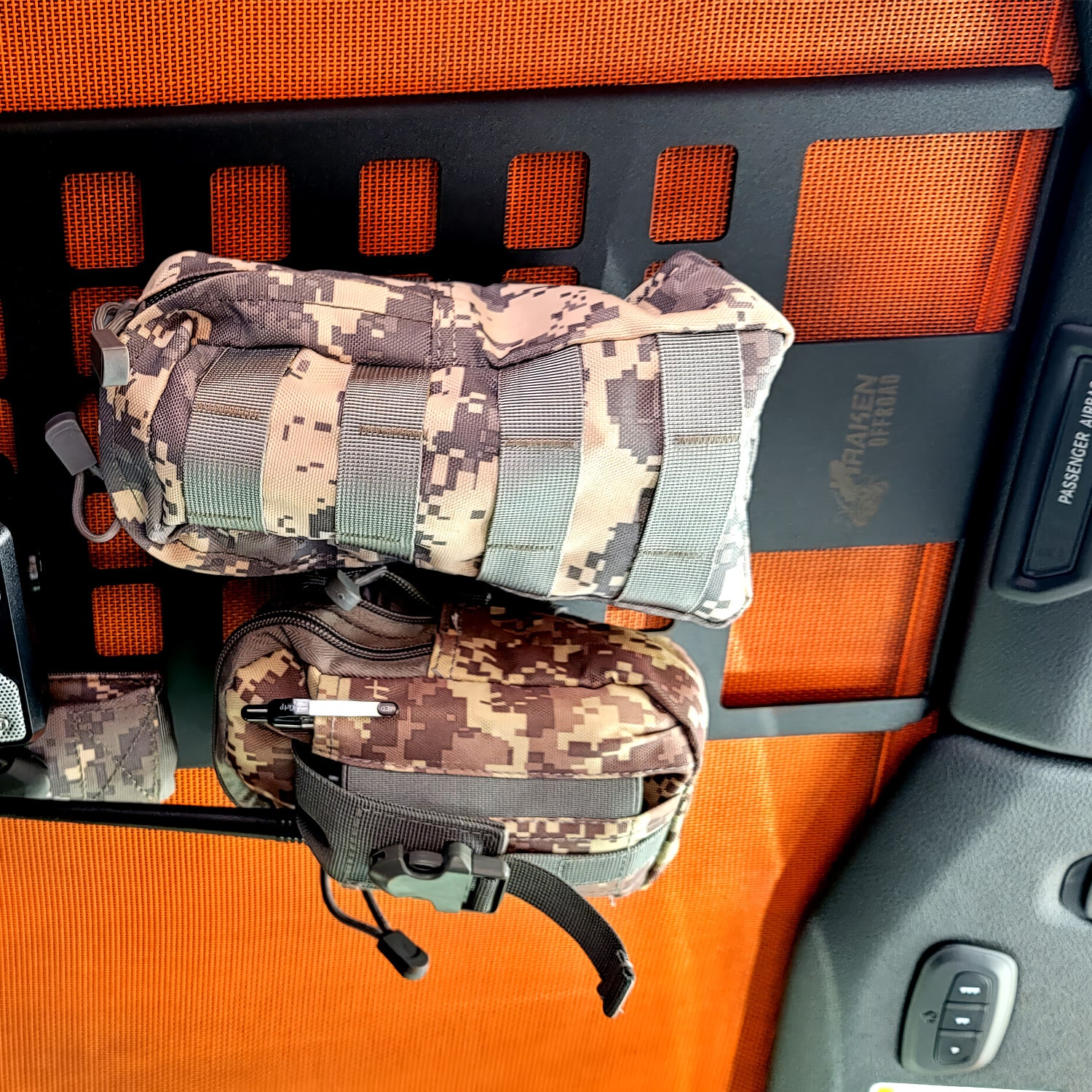 2018+ Jeep Wrangler JL/JLU/JT Front Overhead MOLLE Panel