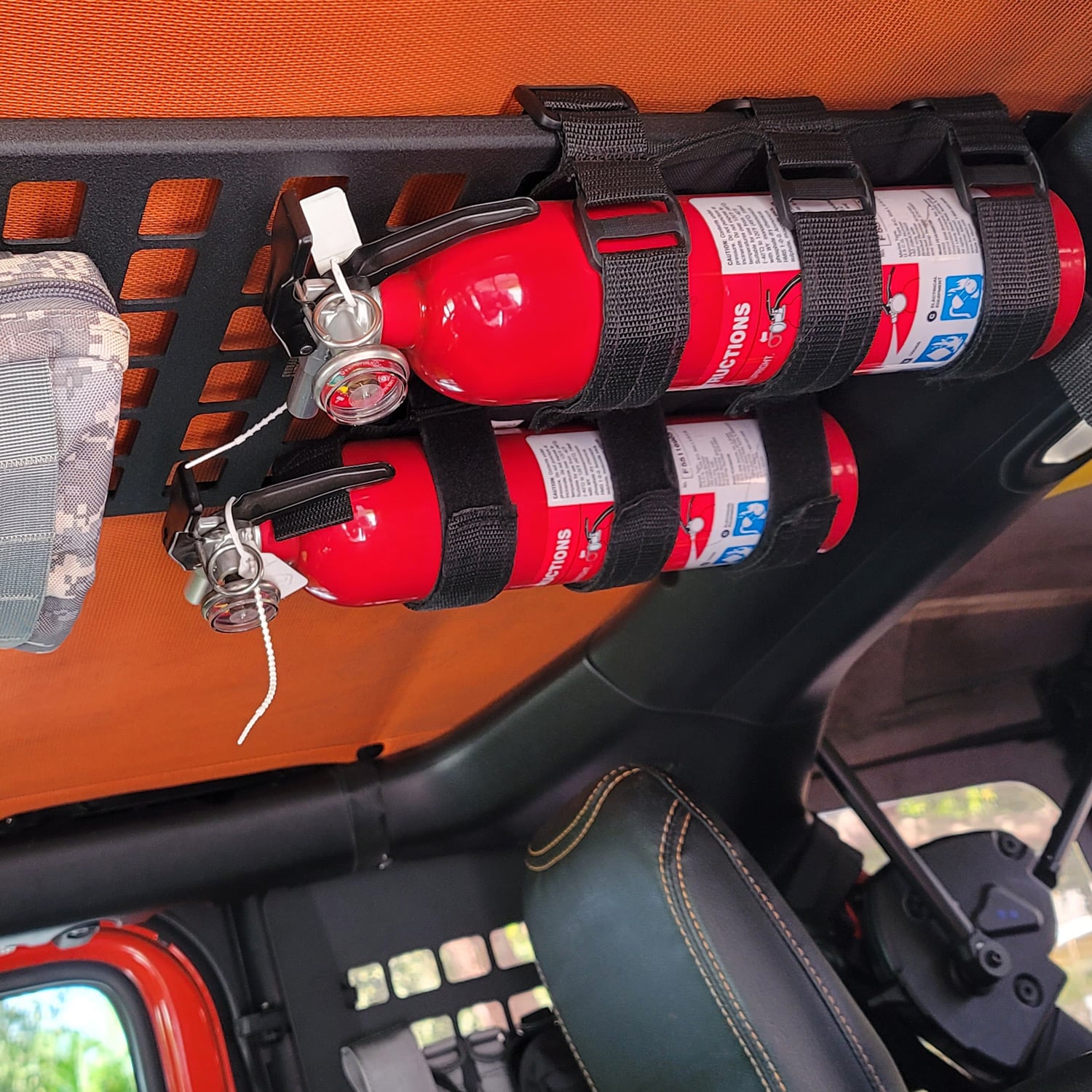 2018+ Jeep Wrangler JLU Rear Overhead MOLLE Panel (4-Door)